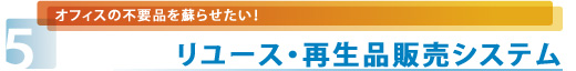 リユース・再生品販売システム